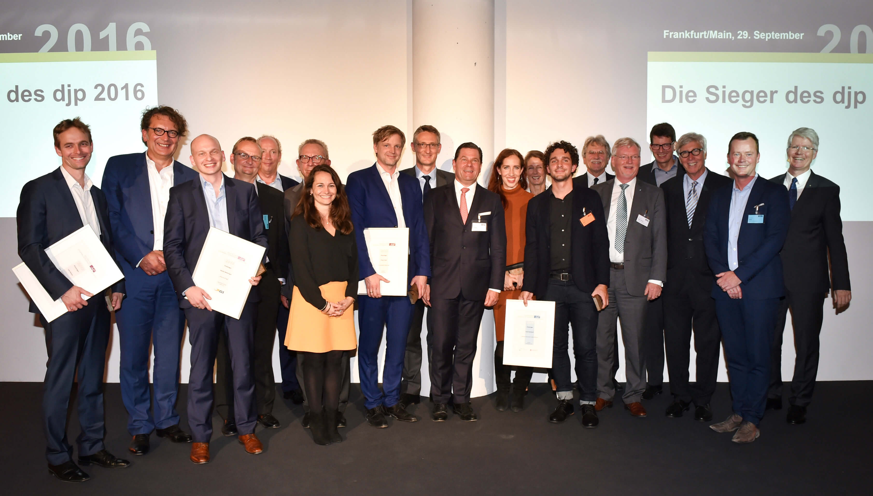 Preisträger, Juroren und Partner des djp 2016